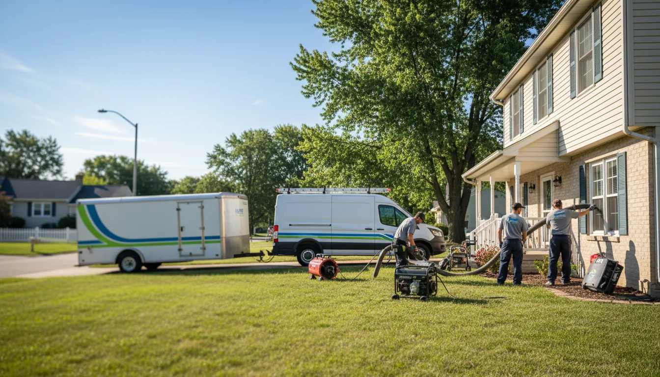 Flooded Basement Restoration And Cleanup With Repair in Coulter, IA near me